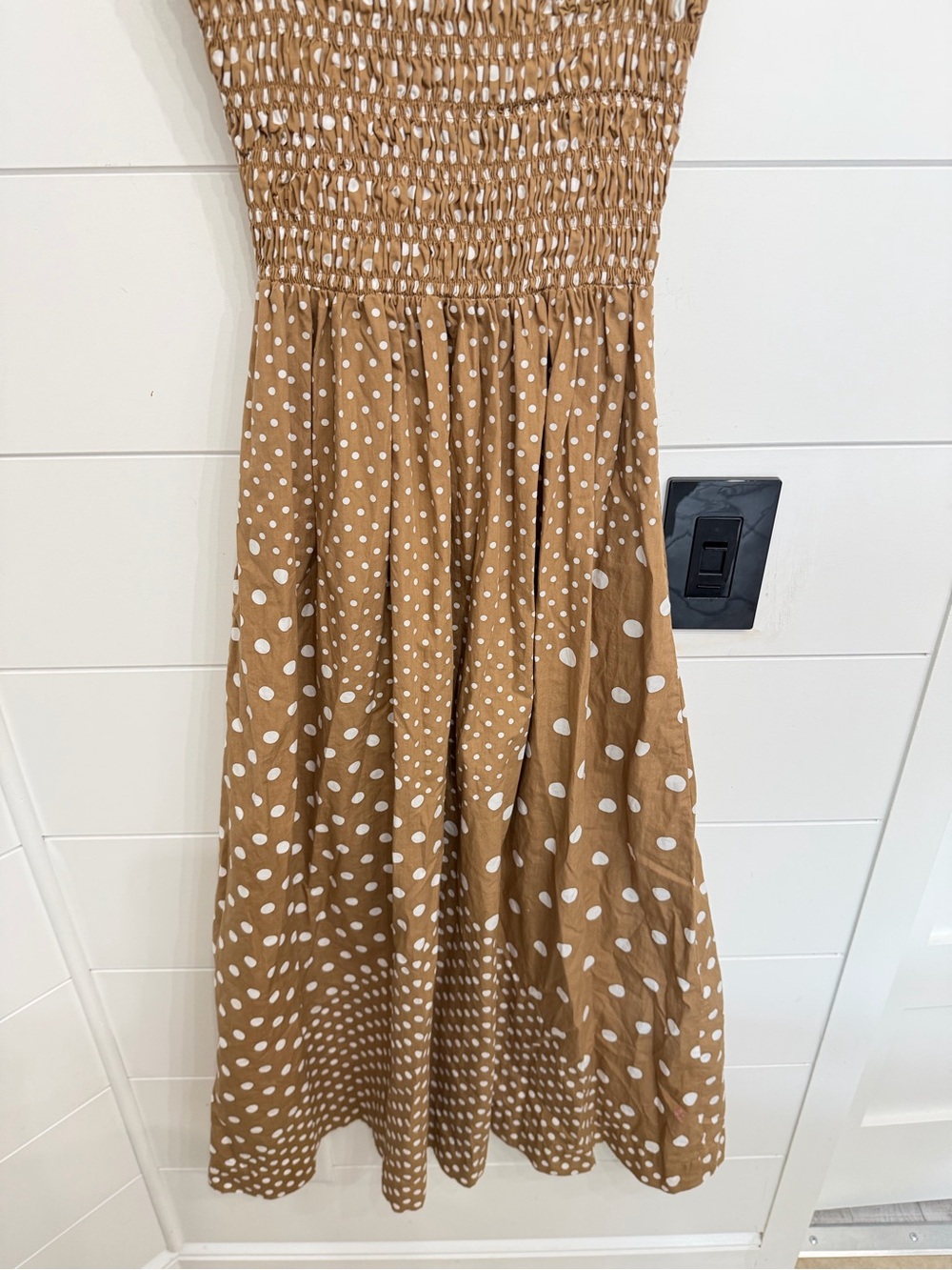 SWF Brown Ruffled Bodice Maxi Dress Size Small 36817 - Picture 8 of 13